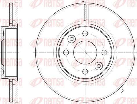 Kawe 6683 10 - Bremžu diski www.autospares.lv