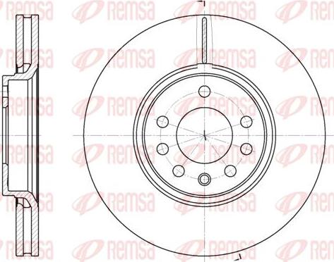 Kawe 6687 10 - Bremžu diski www.autospares.lv