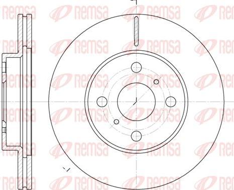 Kawe 6635 10 - Bremžu diski www.autospares.lv