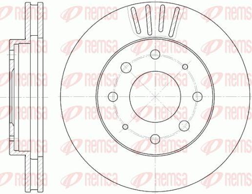 Kawe 6625 10 - Тормозной диск www.autospares.lv