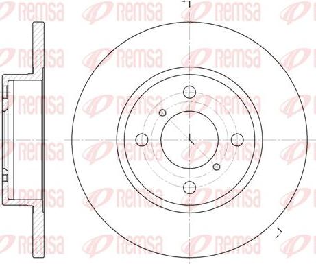 Kawe 6621 00 - Bremžu diski www.autospares.lv