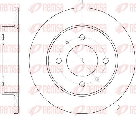 Kawe 6627 00 - Bremžu diski www.autospares.lv