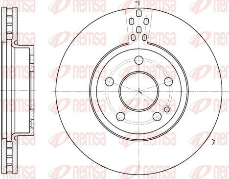 Kawe 6679 10 - Bremžu diski www.autospares.lv