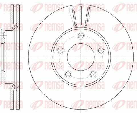 Kawe 6671 10 - Bremžu diski autospares.lv