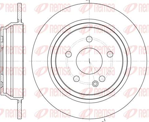 Kawe 6678 00 - Bremžu diski www.autospares.lv