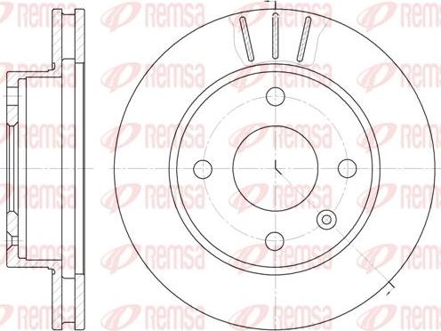 Kawe 6097 10 - Bremžu diski www.autospares.lv