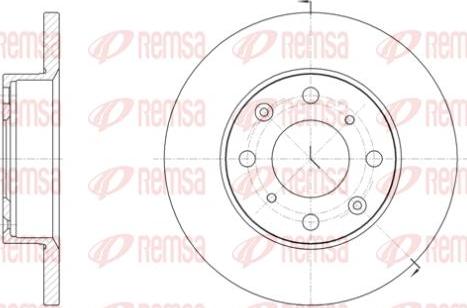 Kawe 6040 00 - Bremžu diski www.autospares.lv