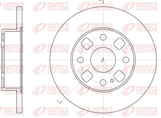 Kawe 6054 00 - Bremžu diski www.autospares.lv