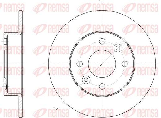 Kawe 6066 00 - Bremžu diski www.autospares.lv