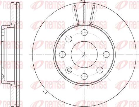 Kawe 6061 10 - Bremžu diski www.autospares.lv