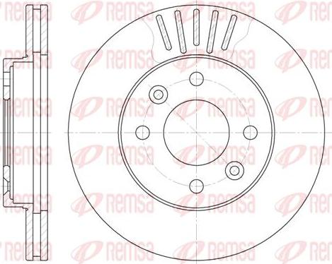 Kawe 6080 10 - Bremžu diski www.autospares.lv