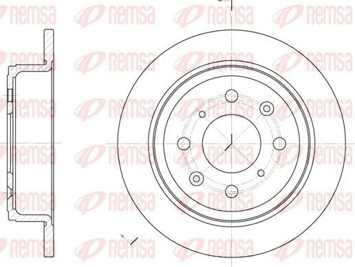 Kawe 6083 00 - Bremžu diski www.autospares.lv