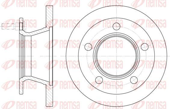 Remsa 8142.01 - Bremžu komplekts, Disku bremzes www.autospares.lv