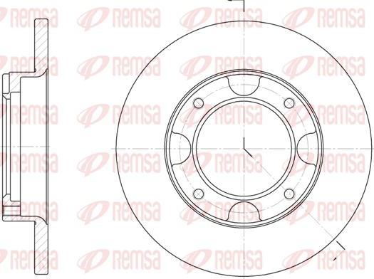 Kawe 6039 00 - Bremžu diski www.autospares.lv