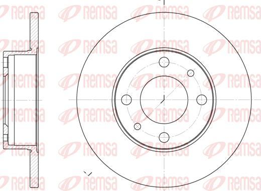 Kawe 6030 00 - Bremžu diski www.autospares.lv