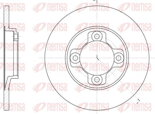 Kawe 60.3100 - Bremžu diski www.autospares.lv