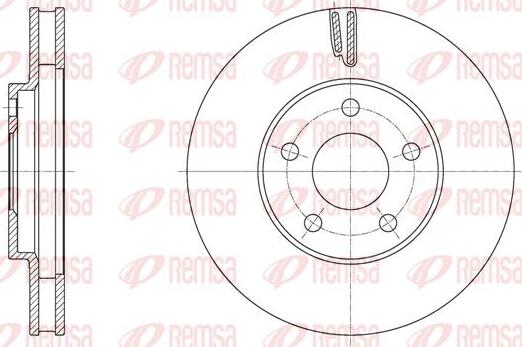 Kawe 61995 10 - Bremžu diski www.autospares.lv