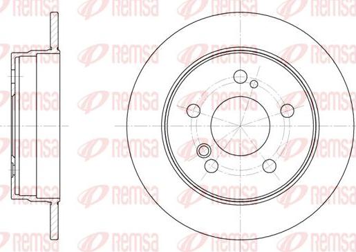 Kawe 6194 00 - Bremžu diski www.autospares.lv