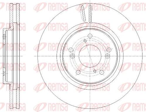 Kawe 61977 10 - Bremžu diski www.autospares.lv