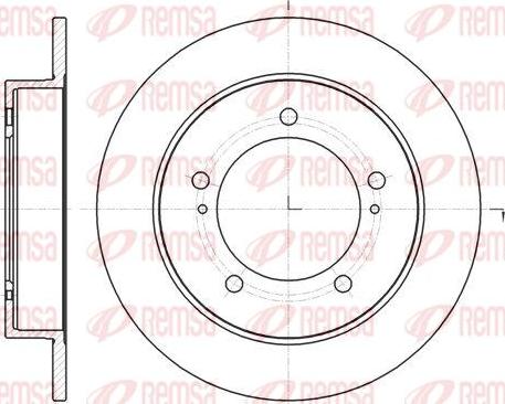 Kawe 61490 00 - Bremžu diski www.autospares.lv