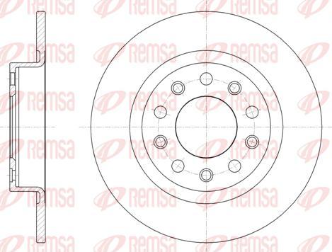 Kawe 61445 00 - Bremžu diski www.autospares.lv