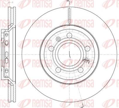 Kawe 61447 10 - Brake Disc www.autospares.lv