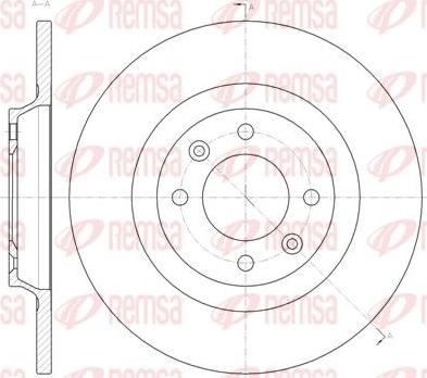 Kawe 61457 00 - Bremžu diski autospares.lv