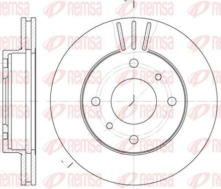 Kawe 6146 10 - Bremžu diski www.autospares.lv