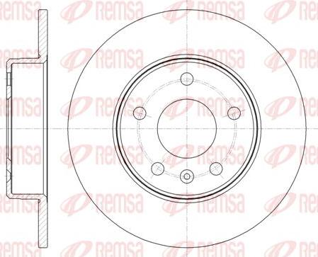 Kawe 61468 00 - Bremžu diski www.autospares.lv