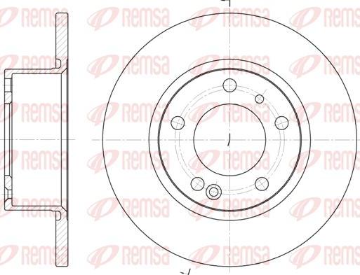 Kawe 6141 00 - Bremžu diski www.autospares.lv