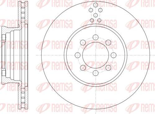 Kawe 61489 10 - Bremžu diski www.autospares.lv