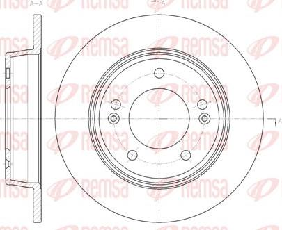 Kawe 61435 00 - Bremžu diski www.autospares.lv