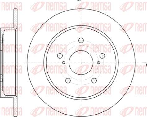 Kawe 61425 00 - Bremžu diski www.autospares.lv