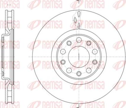 Kawe 61427 10 - Bremžu diski www.autospares.lv