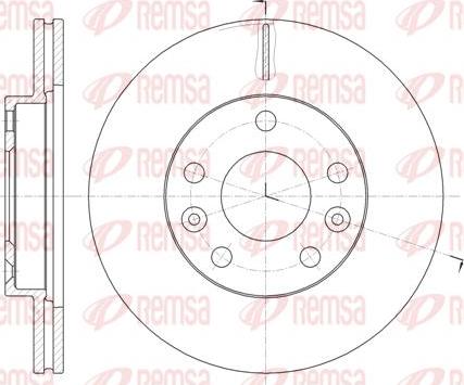 Kawe 61478 10 - Bremžu diski www.autospares.lv