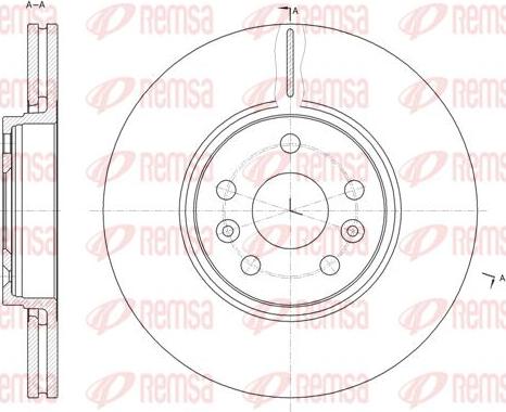 Kawe 61477 10 - Bremžu diski www.autospares.lv