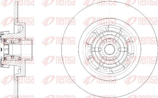 Kawe 61591 20 - Bremžu diski www.autospares.lv