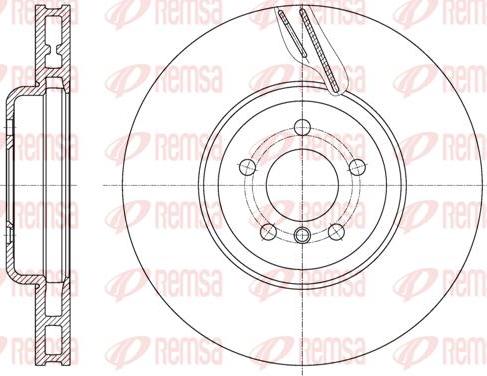 Kawe 61598 11 - Bremžu diski www.autospares.lv