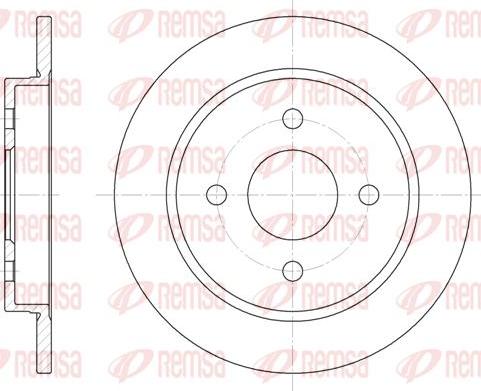 Kawe 6155 00 - Bremžu diski www.autospares.lv