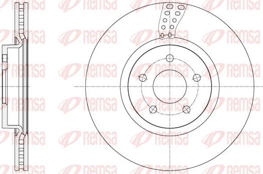 Kawe 61561 10 - Bremžu diski www.autospares.lv