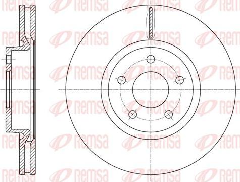 Kawe 61562 10 - Bremžu diski www.autospares.lv