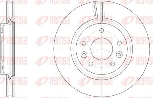 Kawe 61581 10 - Bremžu diski www.autospares.lv