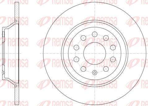 Kawe 61587 00 - Bremžu diski autospares.lv