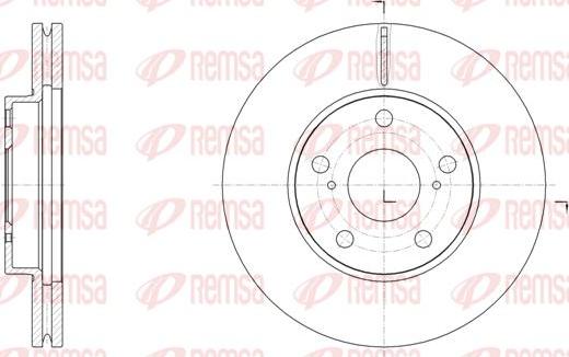 Kawe 61539 10 - Bremžu diski www.autospares.lv