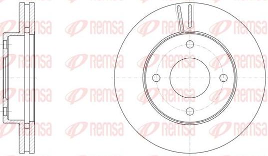 Kawe 61532 10 - Bremžu diski autospares.lv