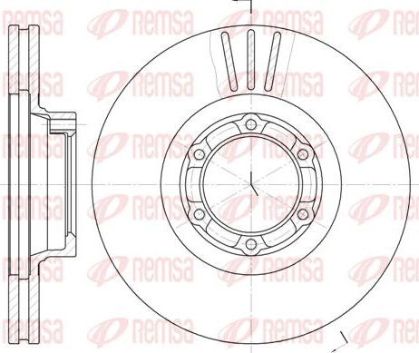 Kawe 6157 10 - Brake Disc www.autospares.lv