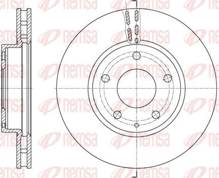 Kawe 61573 10 - Bremžu diski www.autospares.lv