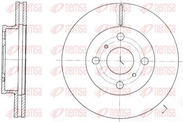 Kawe 61697 10 - Bremžu diski www.autospares.lv