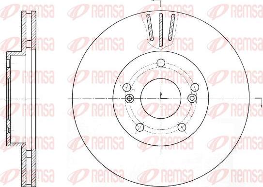 Kawe 61644 10 - Bremžu diski www.autospares.lv