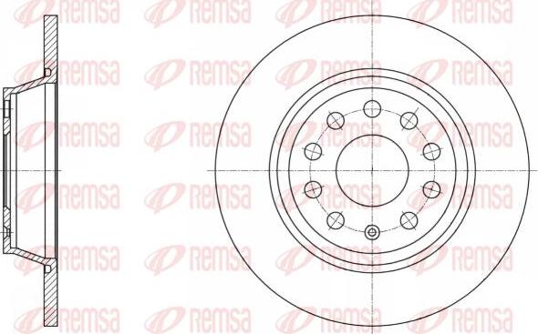 Kawe 61646 00 - Bremžu diski autospares.lv